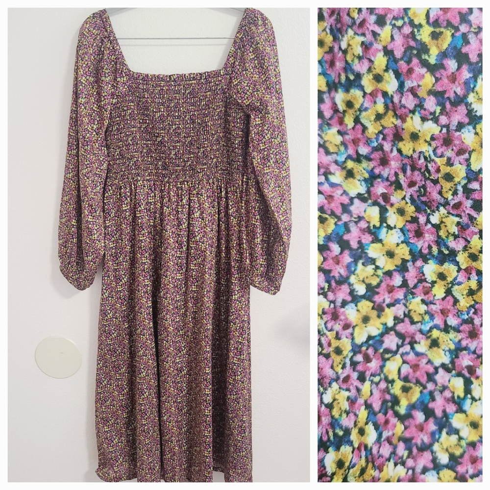 NWT J.Crew X Liberty London Floral Smocked Dress